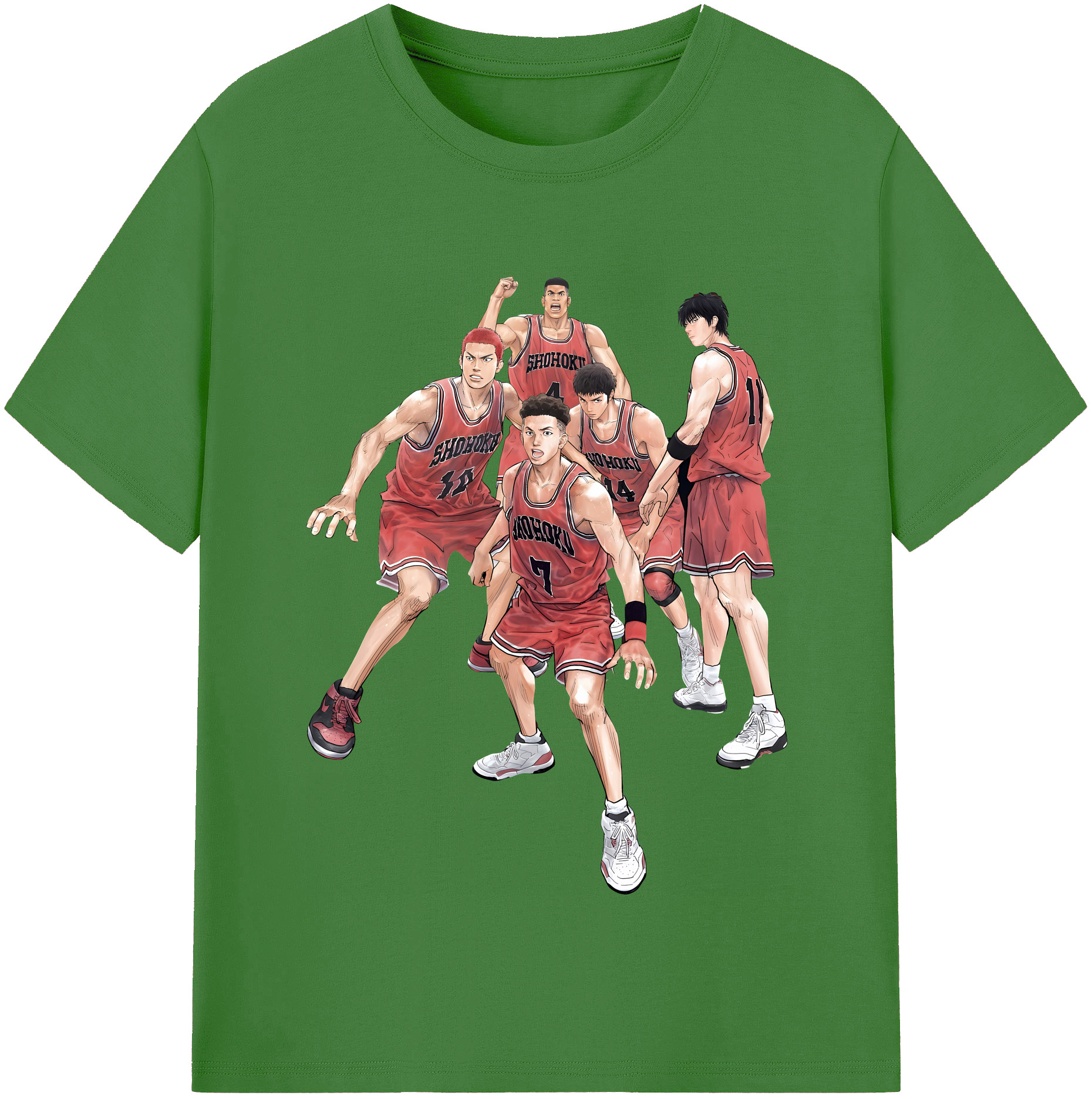 （画像用） SLAM DUNK／スラムダンク レディースカジュアルプリントTシャツ（綿100％）